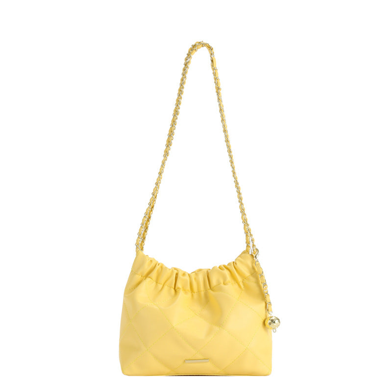 Women's Spring Fashion Rhombus Commuter Chain Shoulder Bags