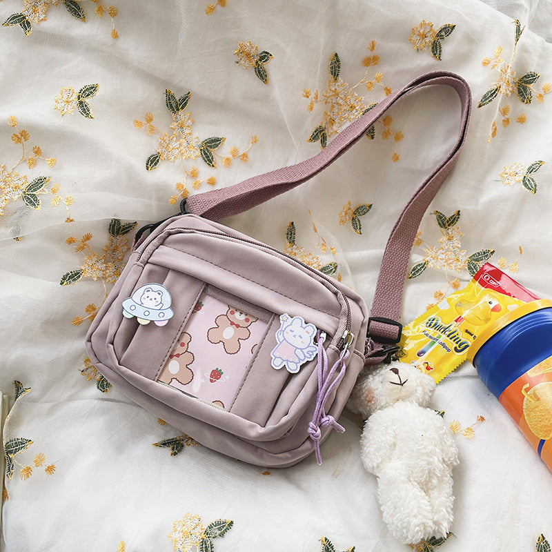 Summer Korean Style Simple Cute Funny Crossbody Bags