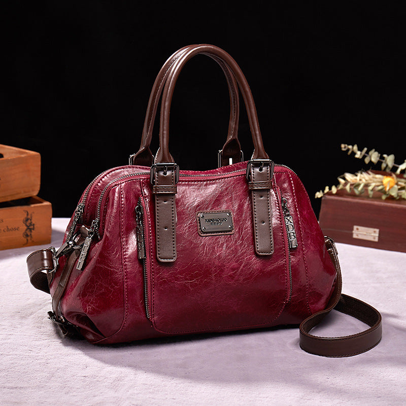 Women's Retro Fashion Portable Adjustable Large Capacity Bags
