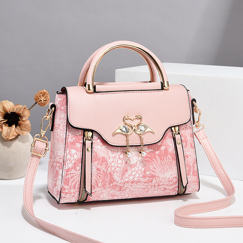 Women's French Style Good-looking Light Luxury Texture Crossbody Bags