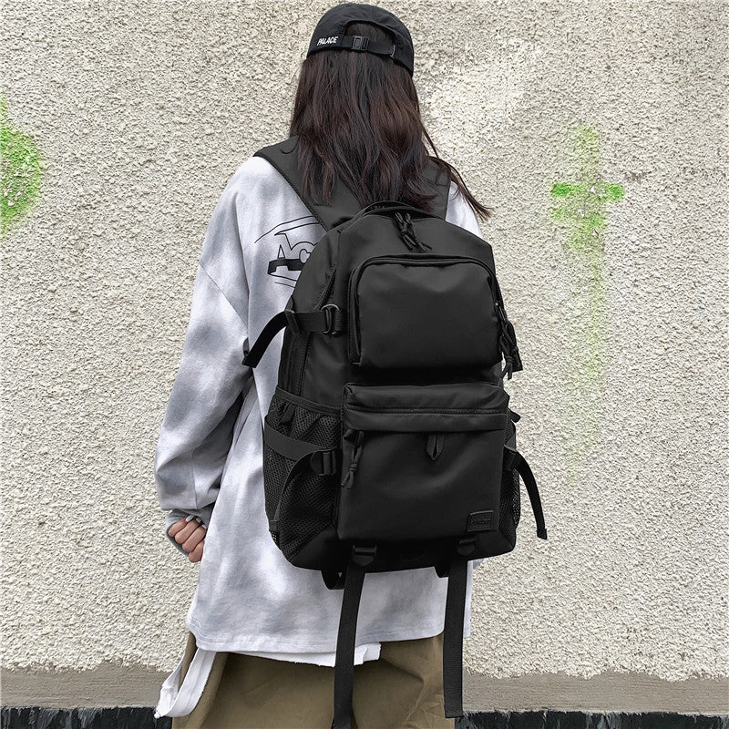 Men's Dark Large Capacity Trendy Female Backpacks