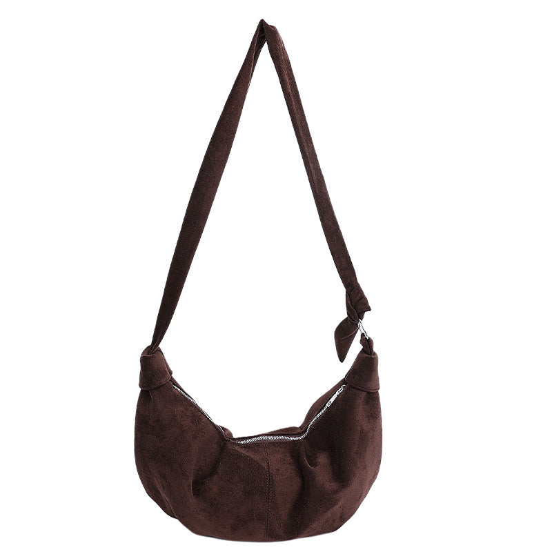 Elegant Women's Retro Dumpling Niche Commute Shoulder Bags