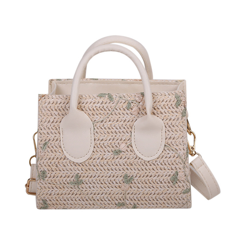Summer Straw Woven Trendy Style Fresh Shoulder Bags