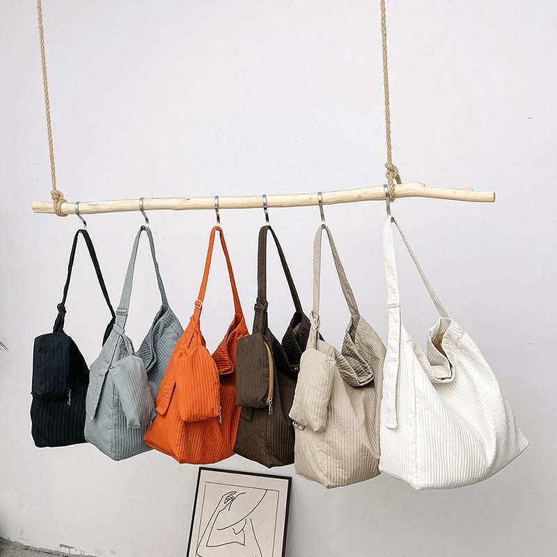 Korean Style Cloth Female Commute Mother Shoulder Bags