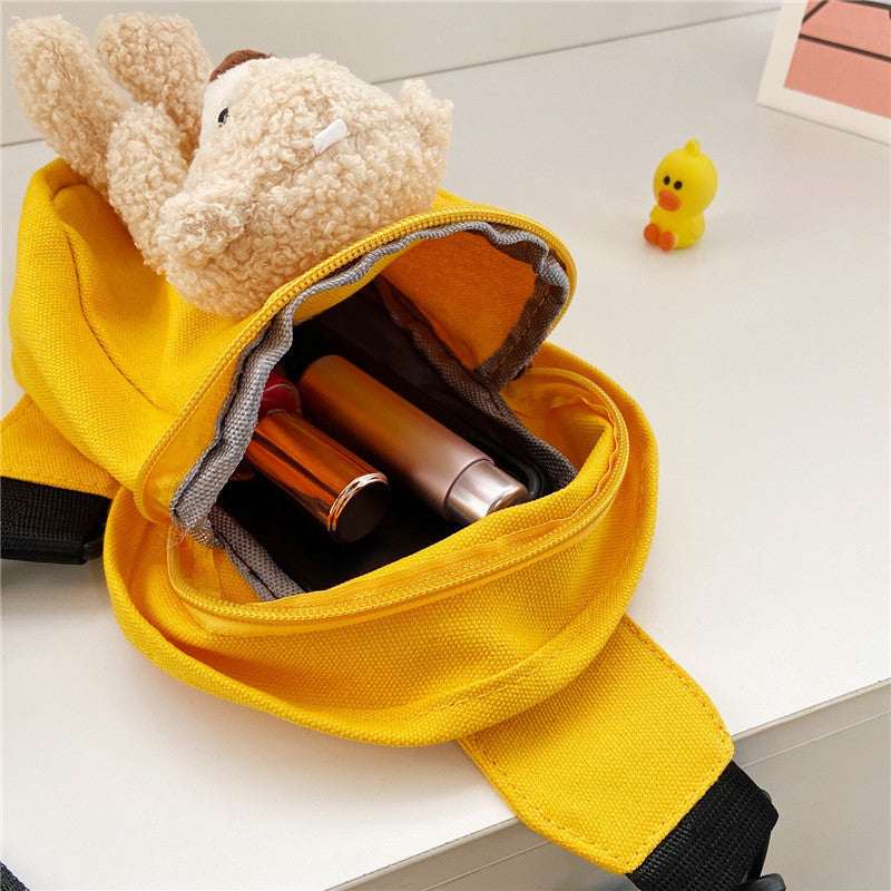 Children's Winter Cute Bear Korean Style Boys Mini Shoulder Bags