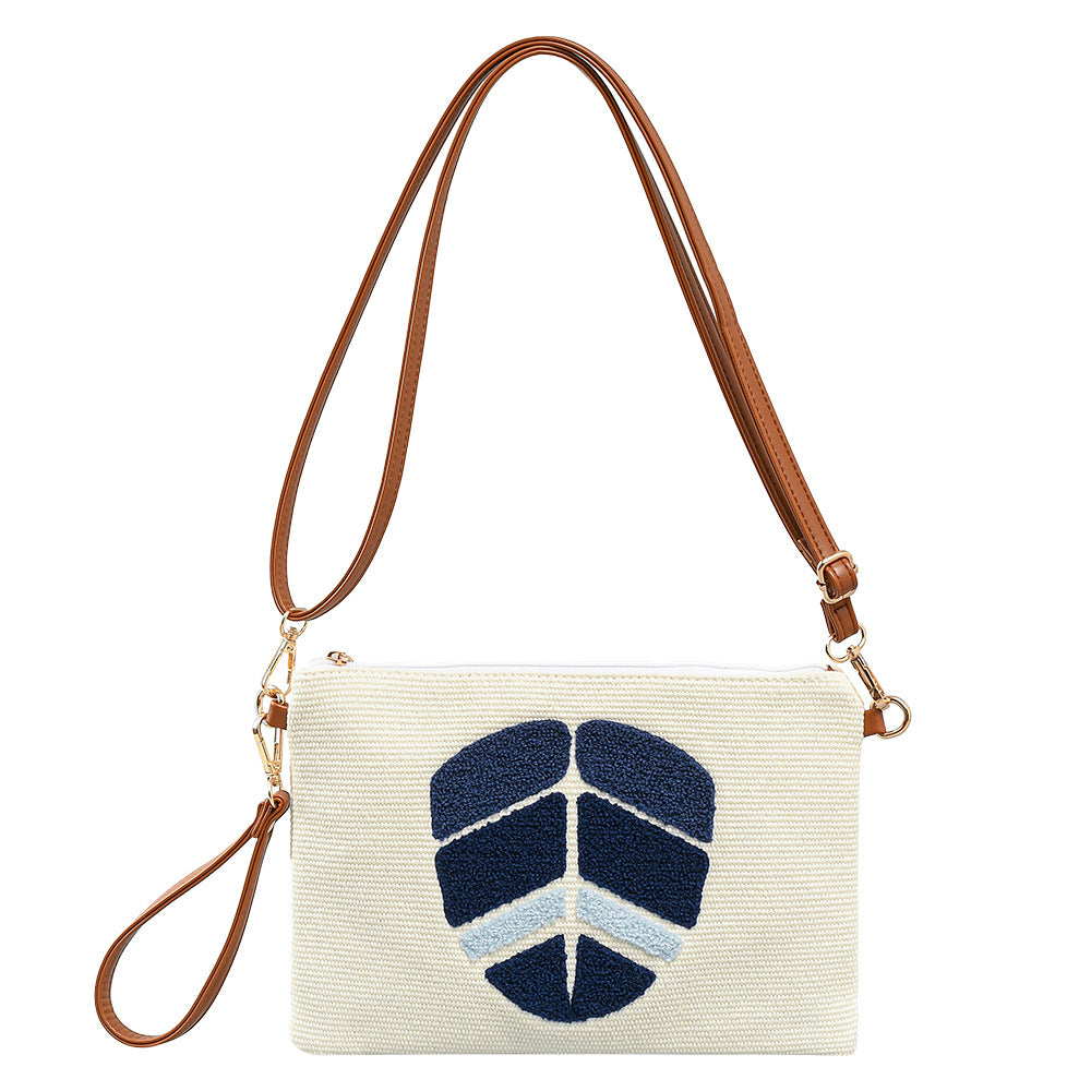 Women's Clutch Detachable Strap Leisure Holiday Towel Shoulder Bags
