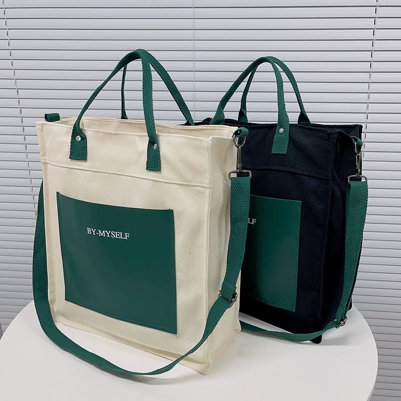 Canvas Mori Book Holding Class Commuter Handbags