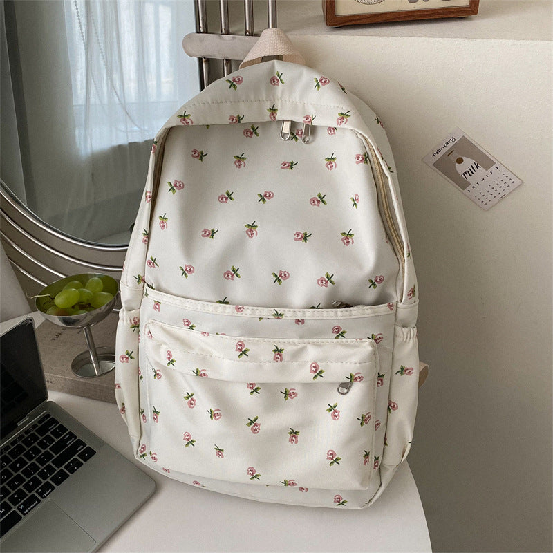 Women's Fresh Printed High College Preppy Style Backpacks