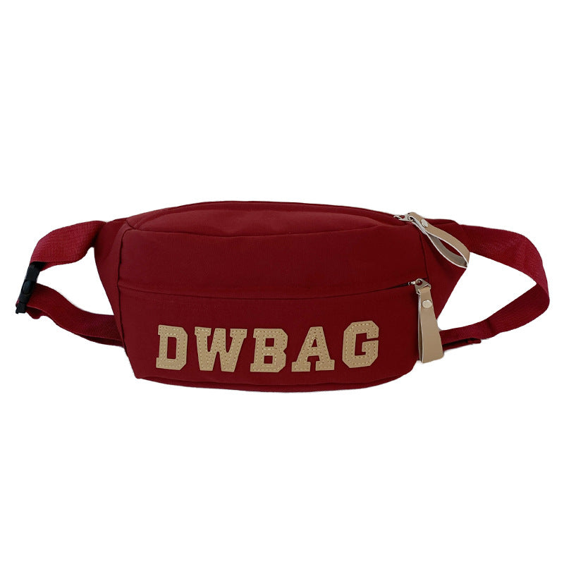 Women's & Men's & American Retro Fashion Versatile Large Men's Chest Bags
