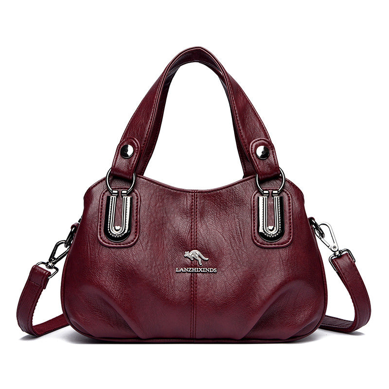 Classic Slouchy Large Capacity Shell Mother Handbags