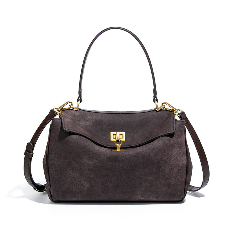 Women's Deerskin Large Capacity Portable Underarm High Bags