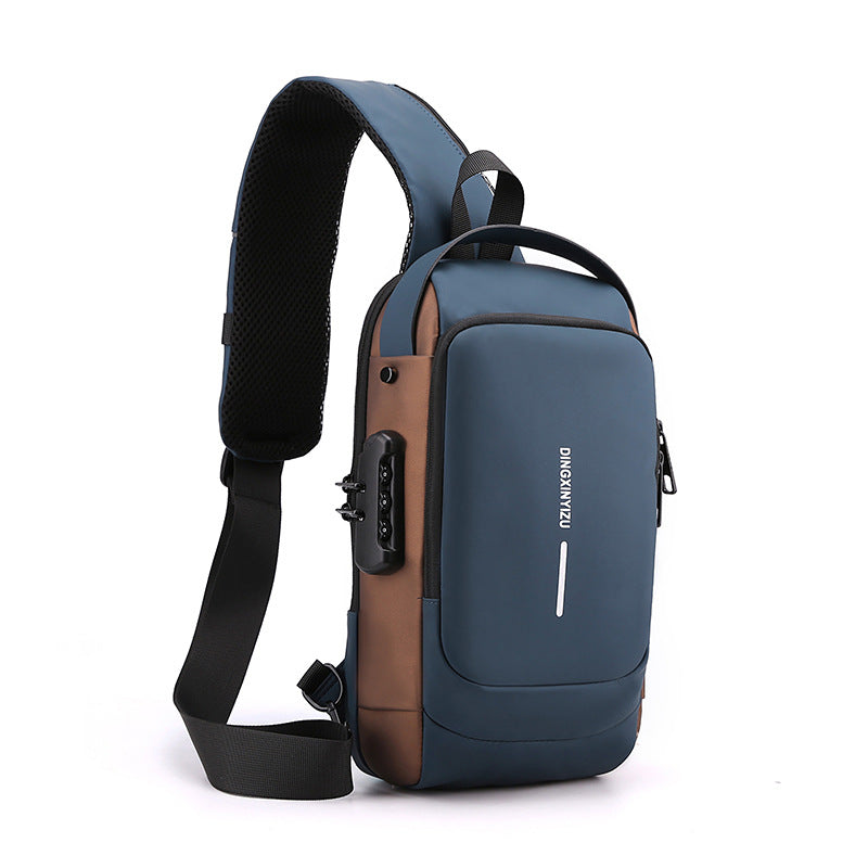 Men's Elegant Charming Business Technology Lightweight Men's Chest Bags