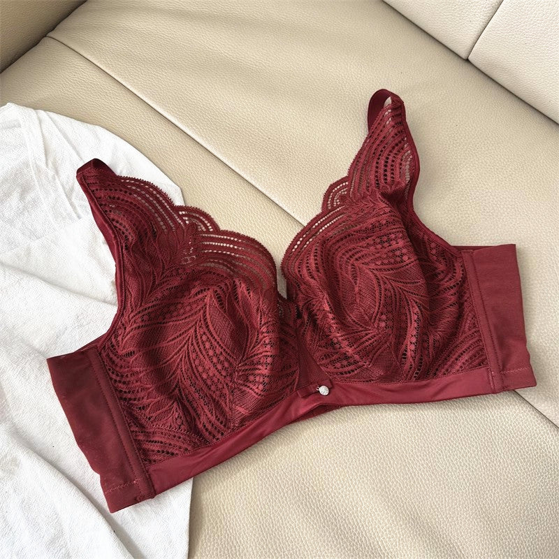 Women's Ears Thin Comfortable Soft Steel Ring Push Up Bras