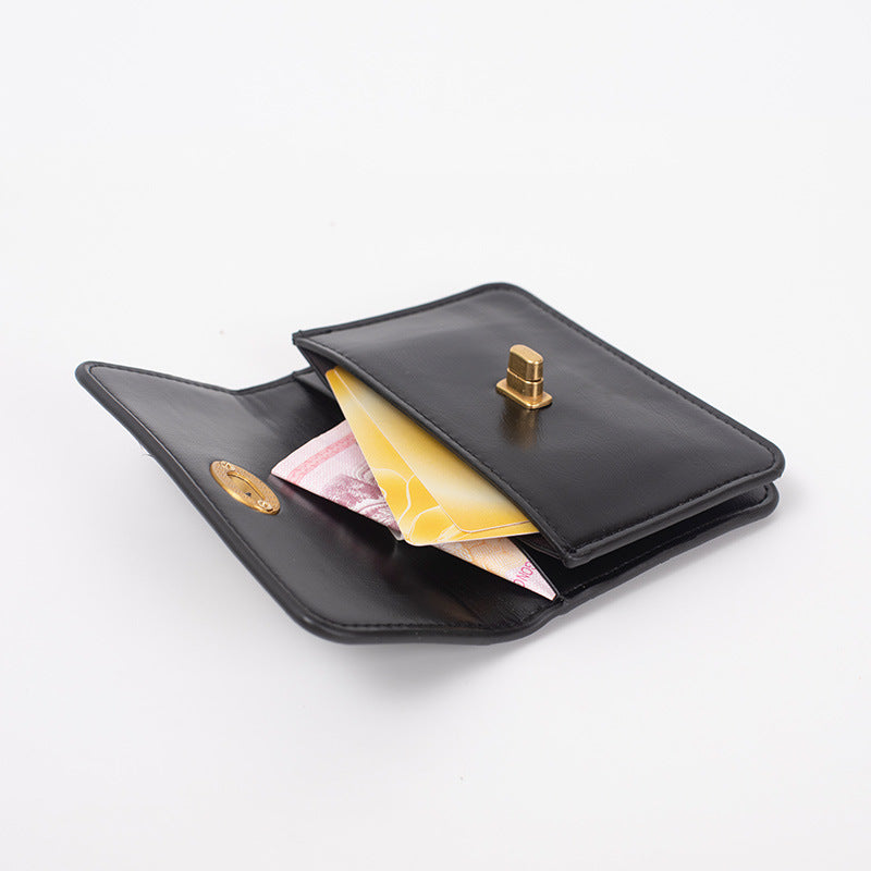 Women's Short Korean Style Simple Solid Ladies Wallets