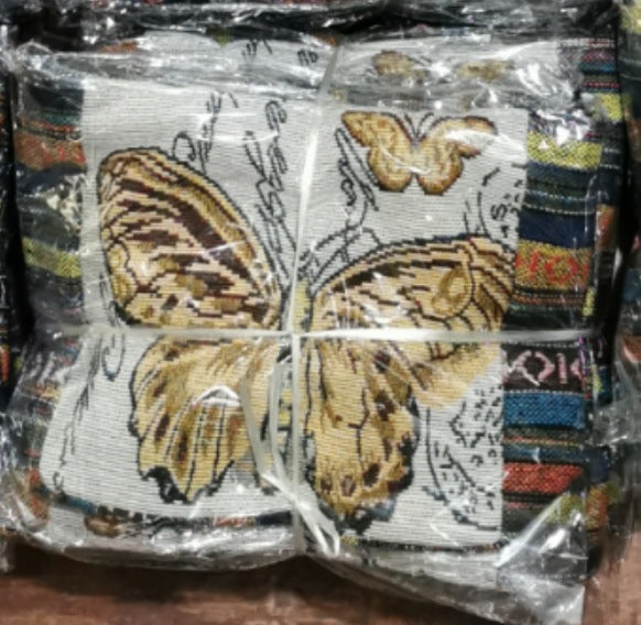 Large Capacity Double Sided Embroidery Elephant Shoulder Bags