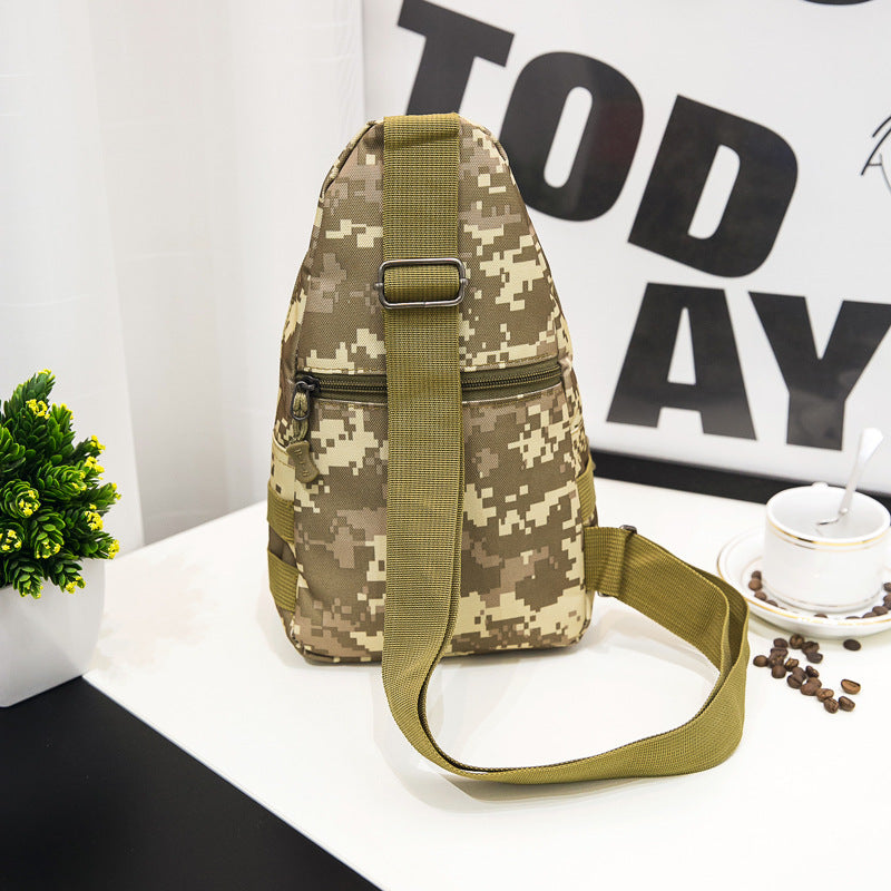 Men's Army Fan Waterproof Camouflage Slingshot Men's Chest Bags