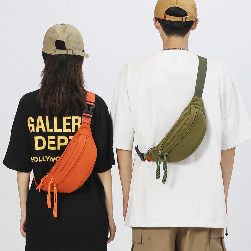 Men's Individual Style Simple Trendy Cool Men's Chest Bags
