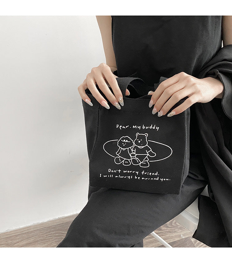 Style Thermal Large Capacity Lunch Box Handbags