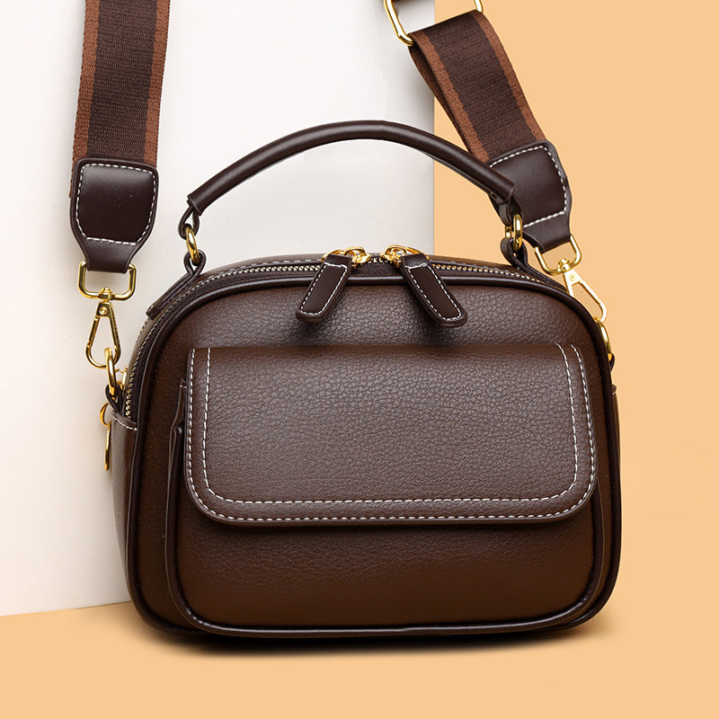 Women's Classic Texture Pouch Summer Simple Large Shoulder Bags