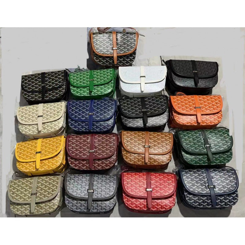 Trendy Elegant Classic Saddle Dog Teeth Bags