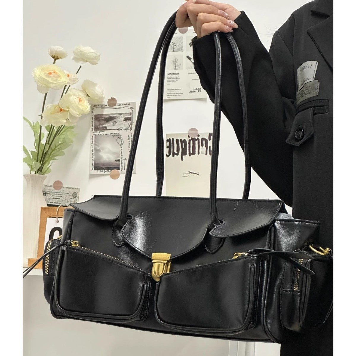 Retro Style Large Capacity Hot Millennium Shoulder Bags