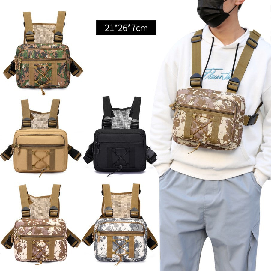 Comfortable Vest Camouflage Trend Work Clothes Bags