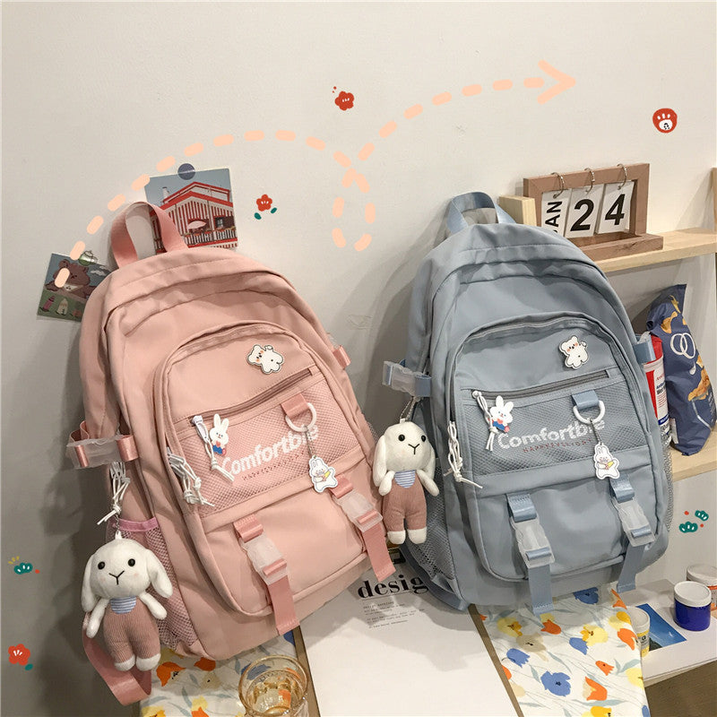 Wind Large Capacity High Female Korean Backpacks