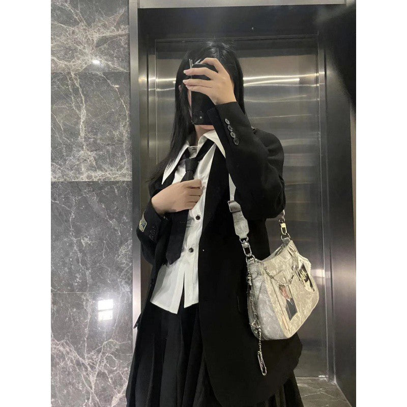 Women's Denim Underarm Pain Secondary Yuan 2 Handbags