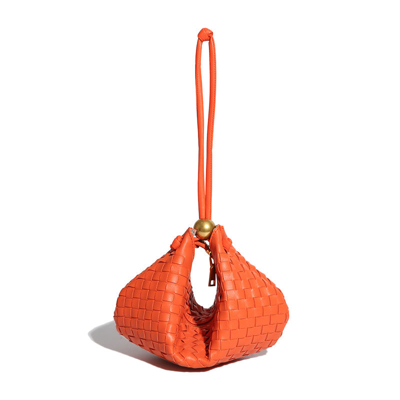 Women's Fashion Underarm Fresh Solid Color Dumpling Shoulder Bags
