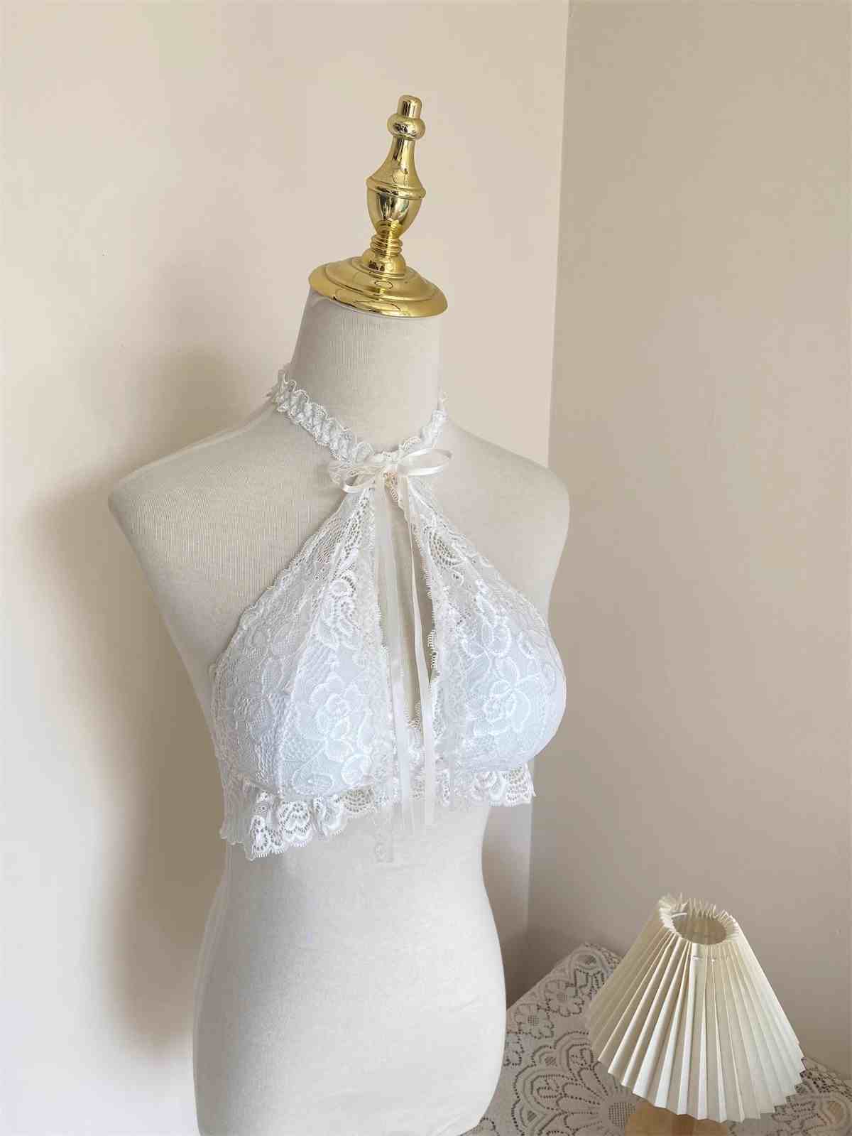 Halter Underwear Pure Desire Style Wireless Bandeau Back Shaping Lingerie Sets