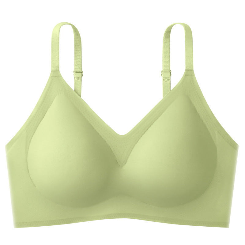 Women's Shoulder Strap Jelly Underwear Seamless Wireless Bras