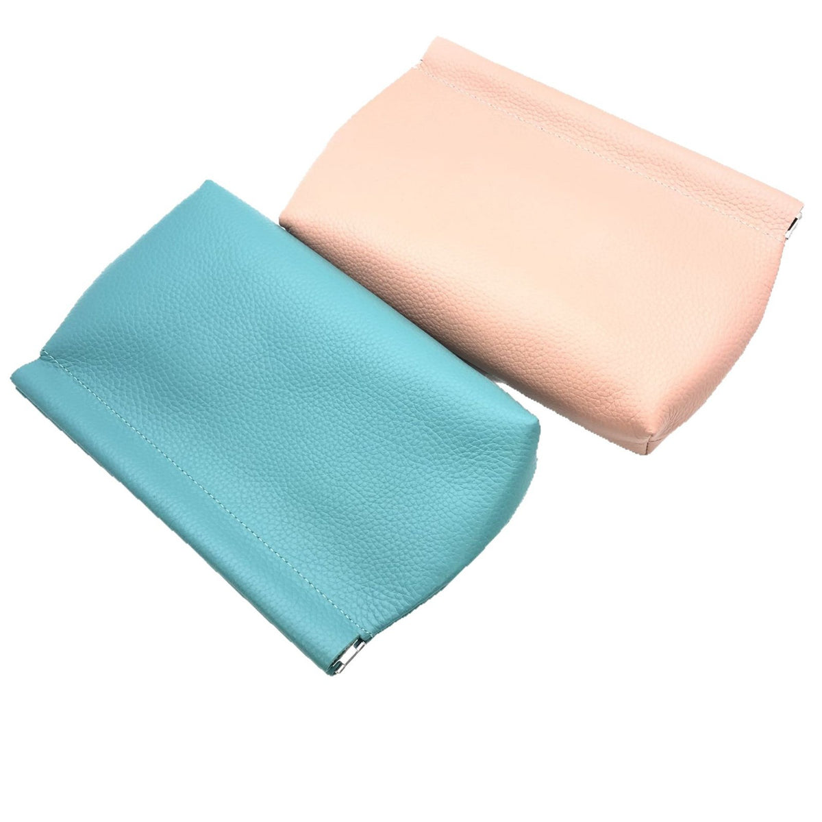 Women's Style Leather Large First Layer Cowhide Storage Self-closing Bags