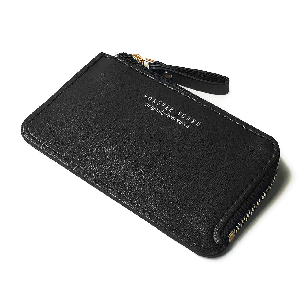 Men's Korean Style Zip Creative Short Business Men's Wallet