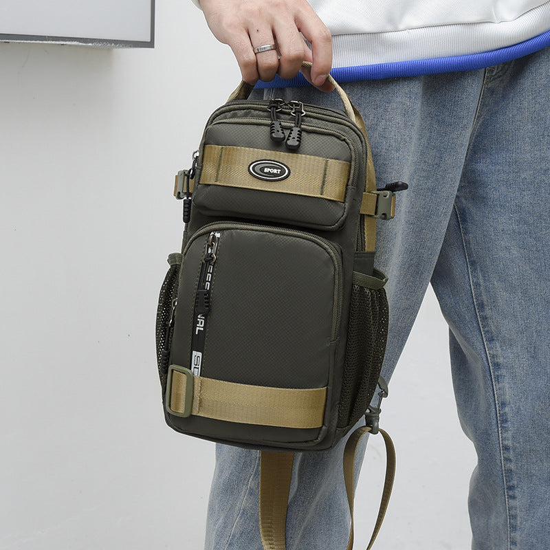 Men's Creative Versatile Oxford Cloth Waterproof Men's Chest Bags
