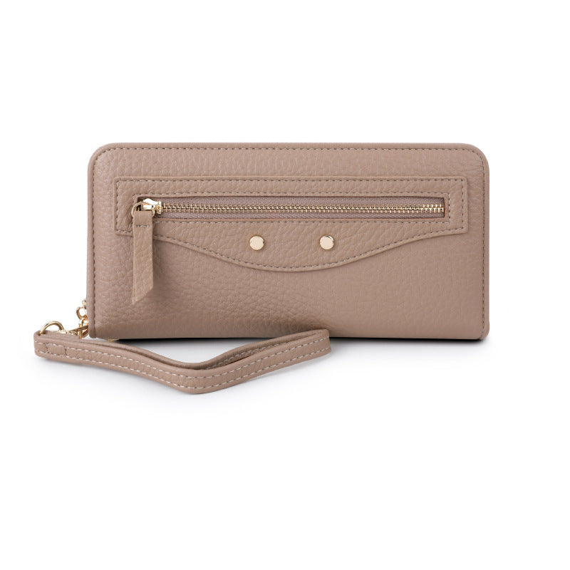 Women's Zipper Long Fashion Litchi Pattern Ladies Wallet