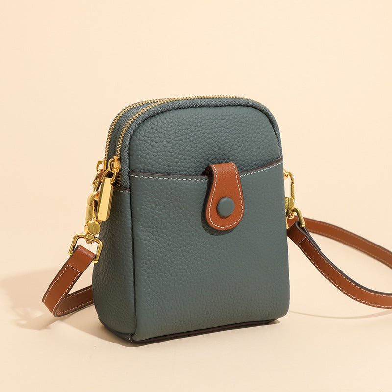 Women's Niche First Layer Leather Multifunctional Crossbody Bags