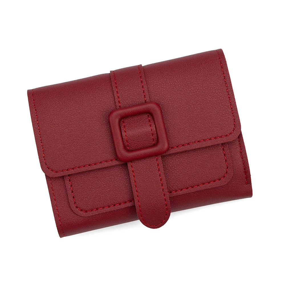 Women's Short Solid Color Summer High Sense Coin Purses