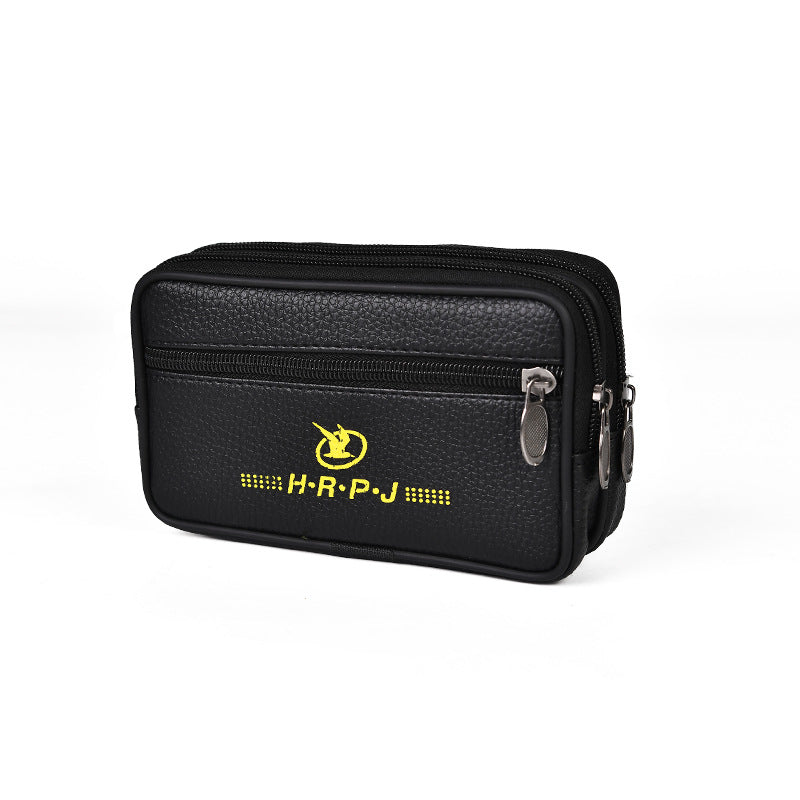Men's Mobile Pouch Document Large Horizontal Men's Waist Packs