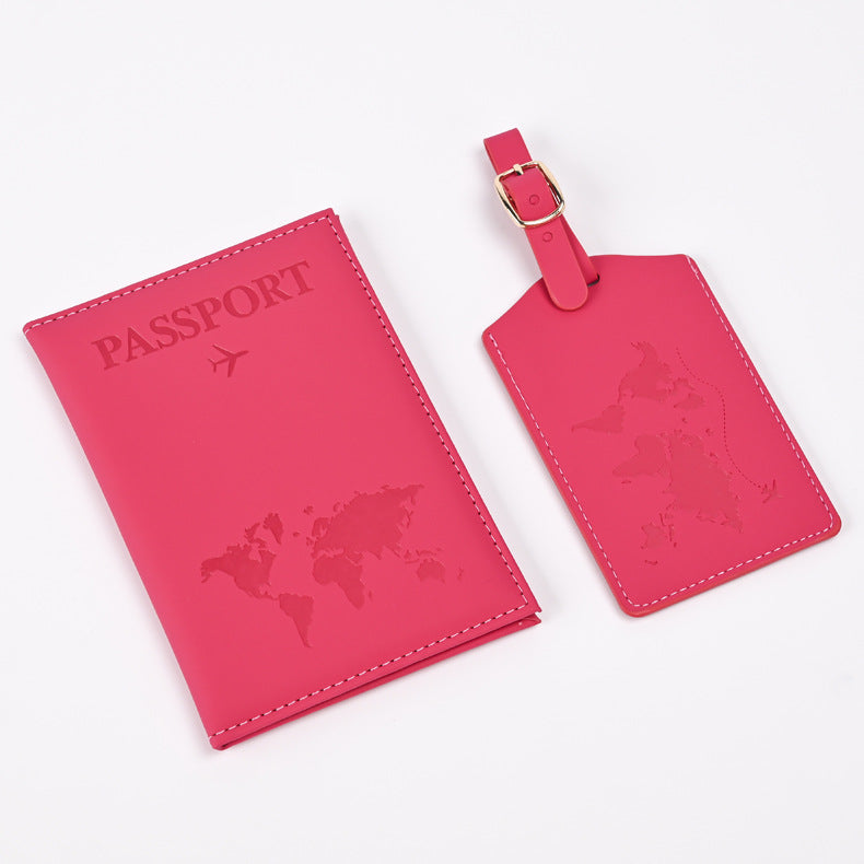 Changing Map Style Passport Cover Tag Card Holder
