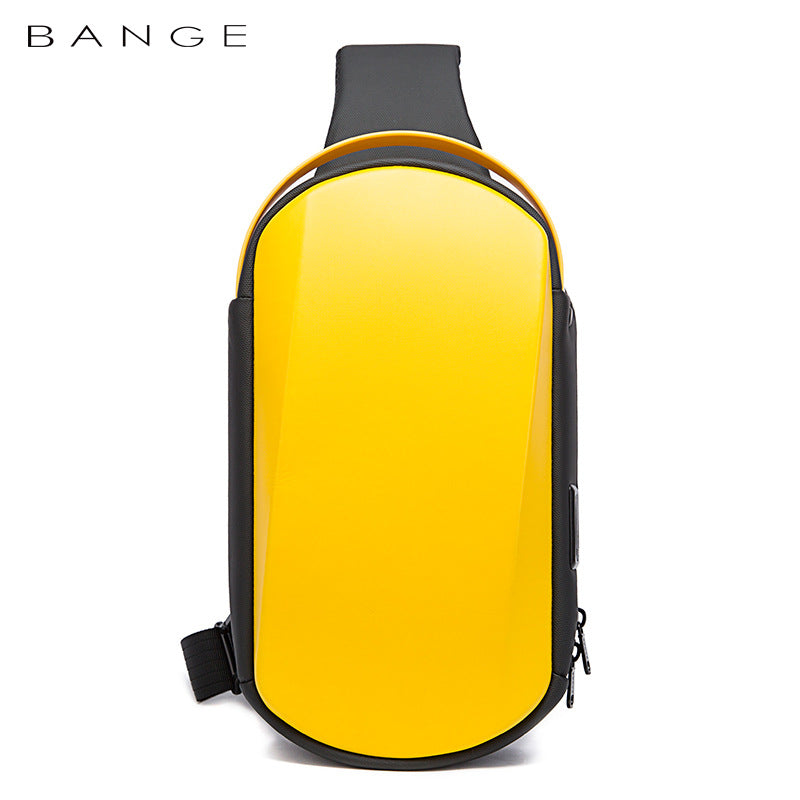 Men's Waterproof Hard Shell Trendy Pouch Men's Chest Bags
