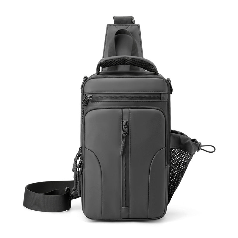 Attractive Casual Men's Waterproof Trendy Multifunctional Men's Chest Bags