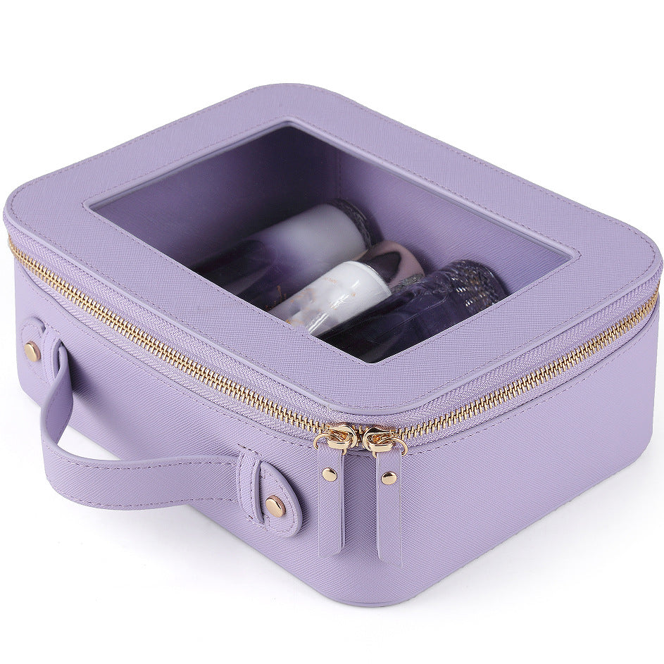 Transparent Essential Wash Large Capacity Storage Makeup Bag
