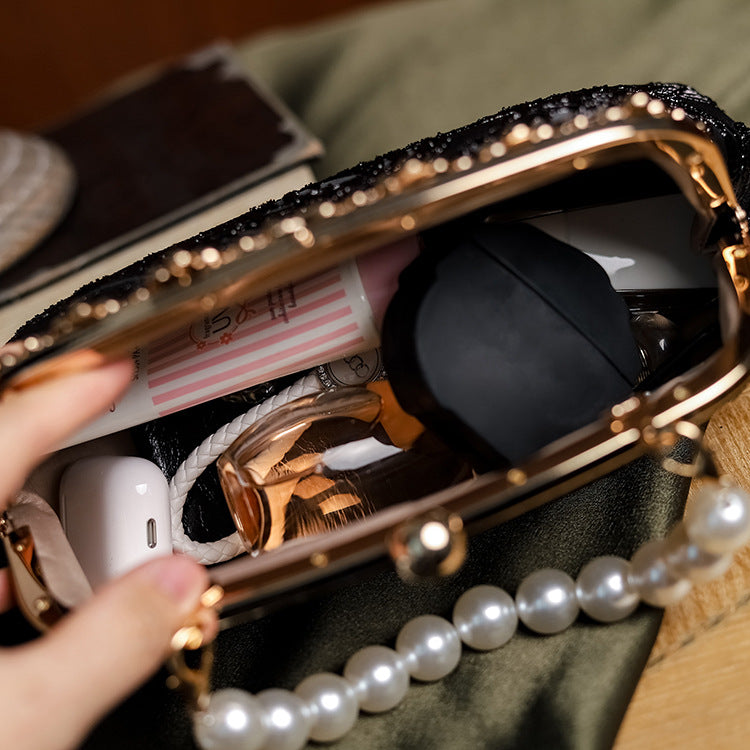 Pearl Ancient Style Cheongsam Banquet Light Handbags
