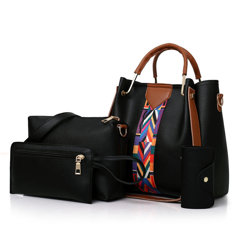 Women's Mother Large Capacity Trendy Contrast Color Bags