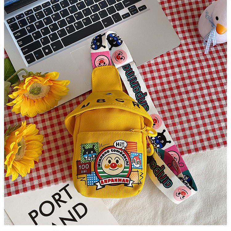 Cute Bread Superman Boys Hot Cartoon Crossbody Bags