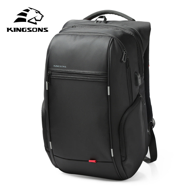 Men's Classic Simple National Fashion Rechargeable Backpacks