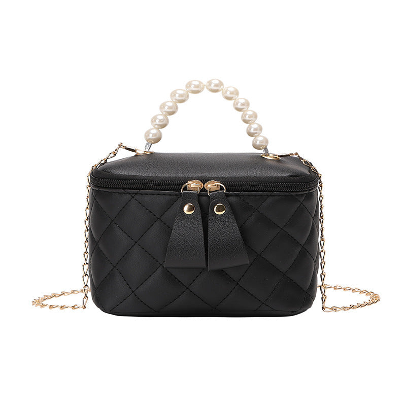 Women's Versatile Design High-grade Pearl Good-looking Handbags