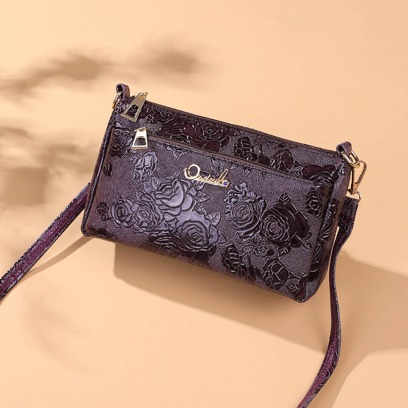 Women's Female Stall Running Rivers Lakes Rose Crossbody Bags