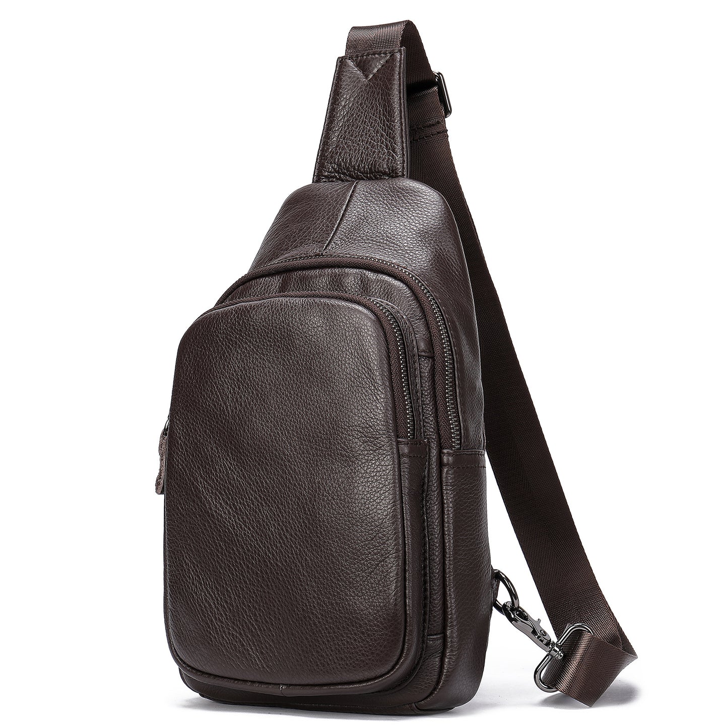 Men's Fashion Leather First Layer Cowhide Business Bags