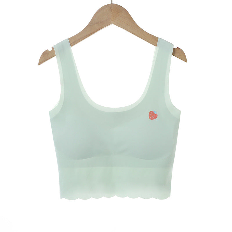 Ice Silk Seamless Vest Junior High School Bras